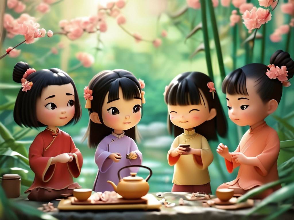 儿童养生图片