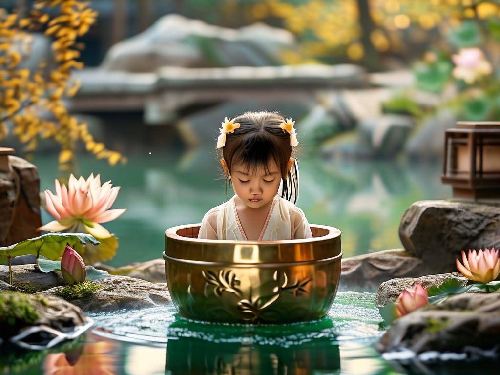 小孩养生桶